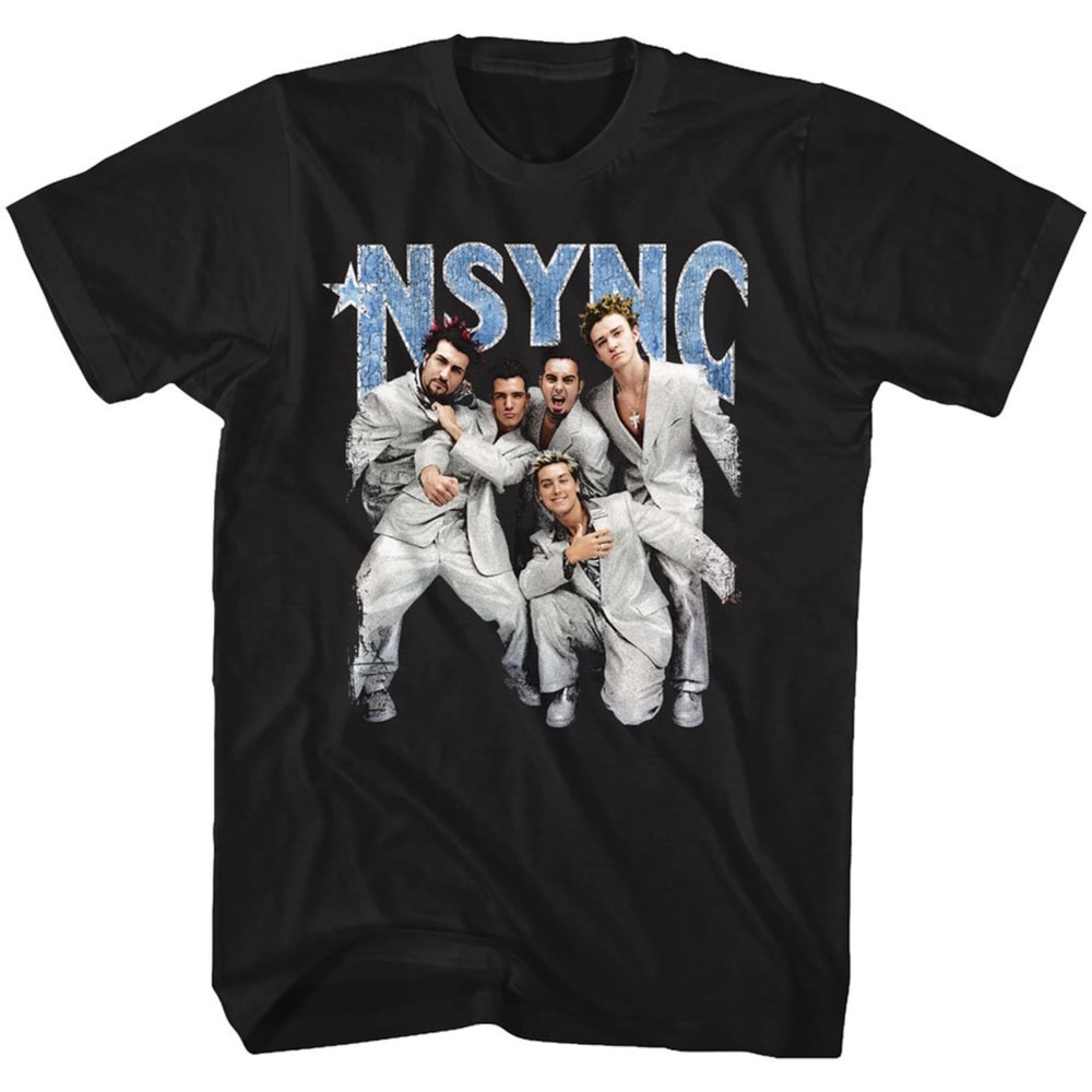 NSYNC T-Shirt Graphic Tee Black